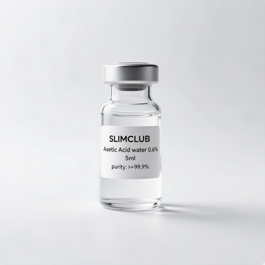 Acetic Acid 0.6% Solution – Reconstitution & Mixing Solution | 3ml / 5ml / 10ml | 10 Vials