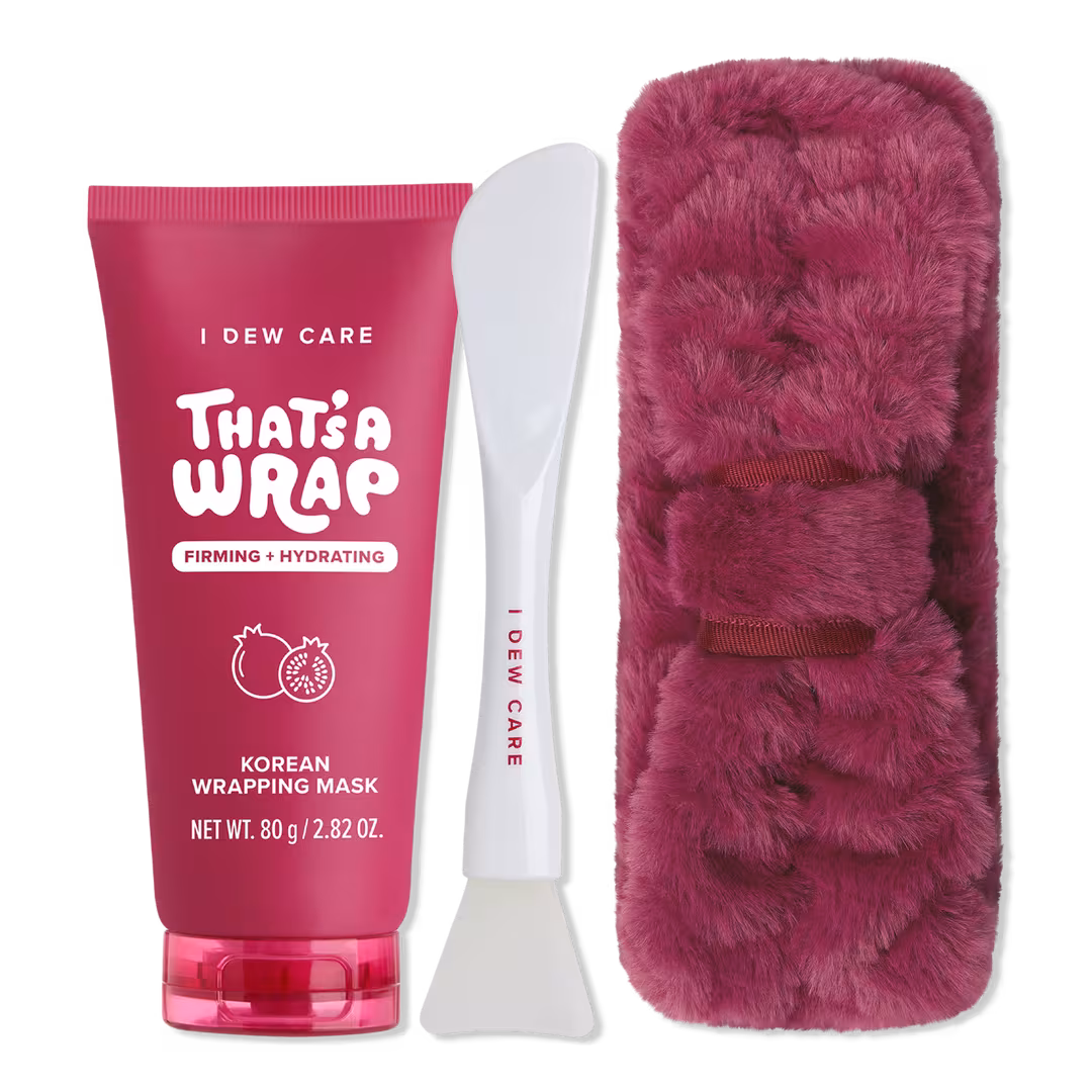 I Dew Care  That's A Wrap Korean Wrapping Mask & Headband Set