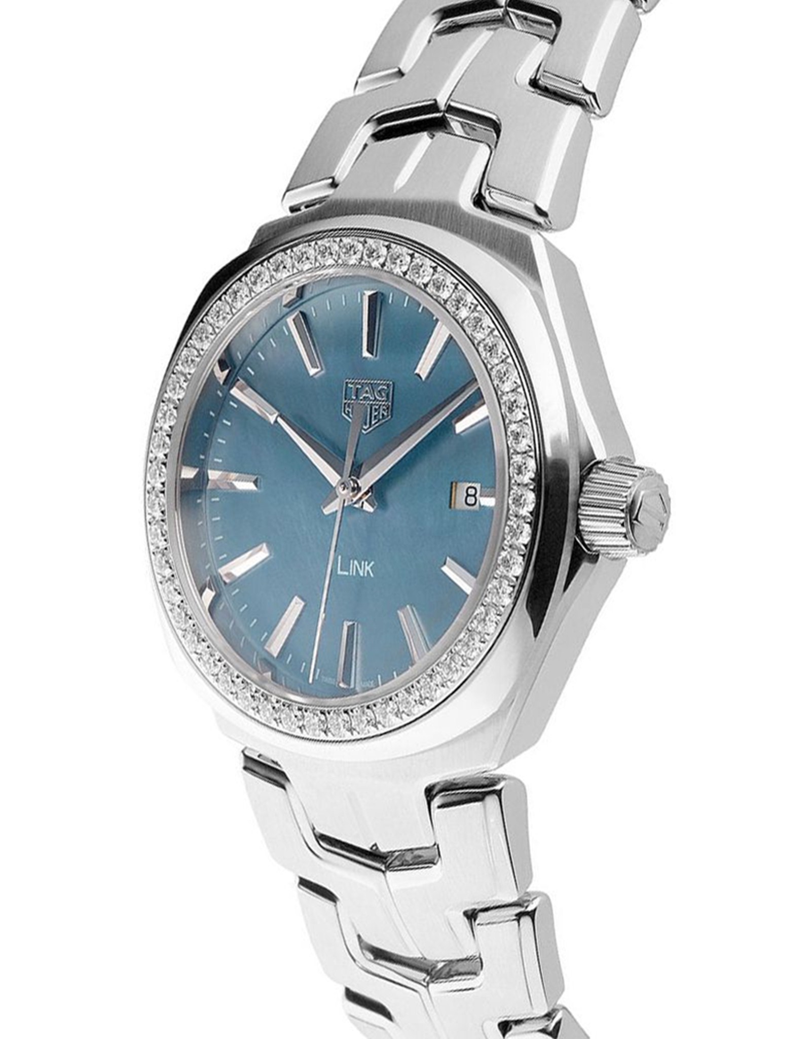 Replica Tag Heuer Link Mother of Pearl Blue Dial WBC1315.BA0600 32MM