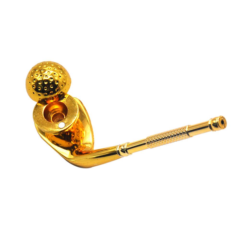 Golf Ball Metal Smoking Pipe