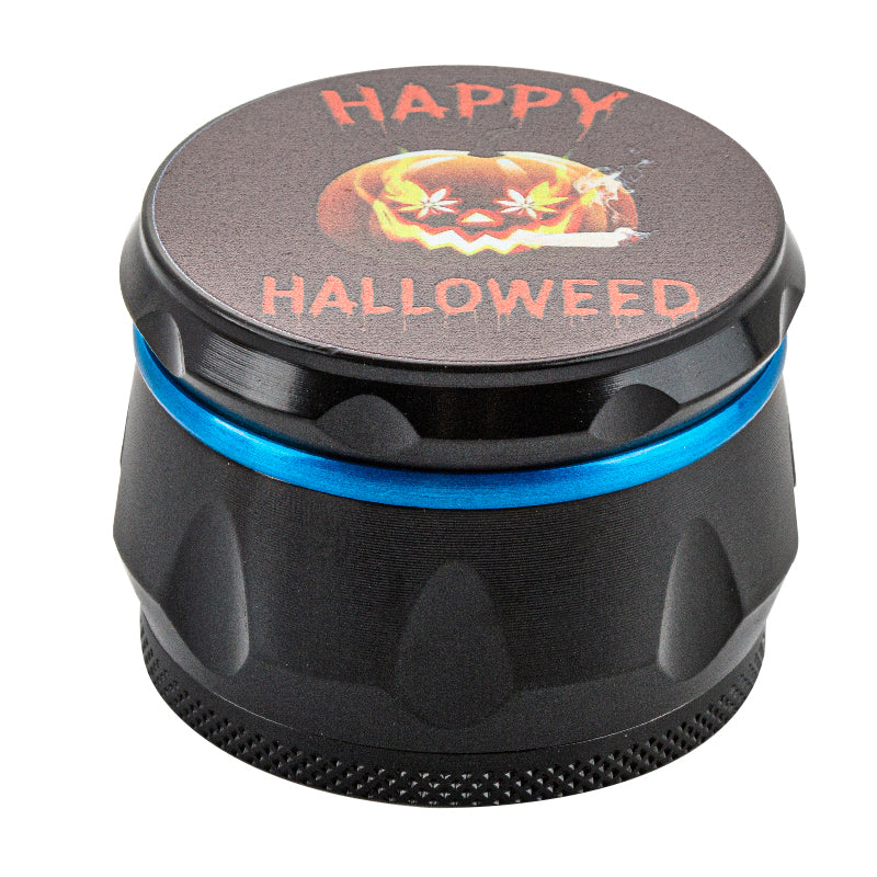 Halloweed Theme Zinc Alloy Herb Grinder 4 Piece