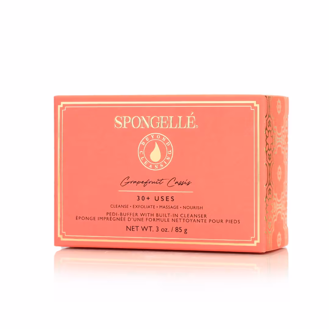 SPONGELLE  Daisy Collection Pedi Buffer Grapefruit Cassis