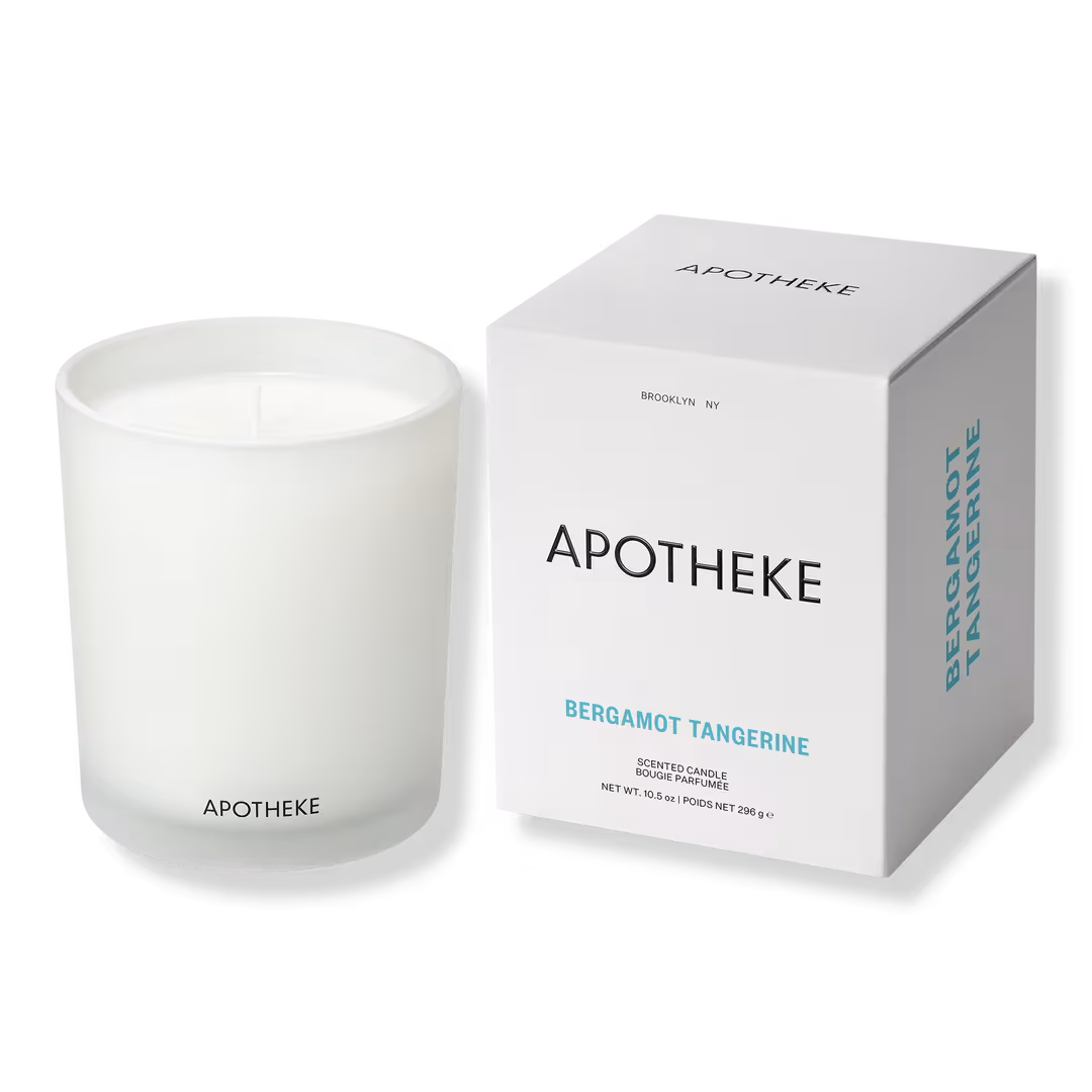 APOTHEKE  Bergamot Tangerine Scented Candle