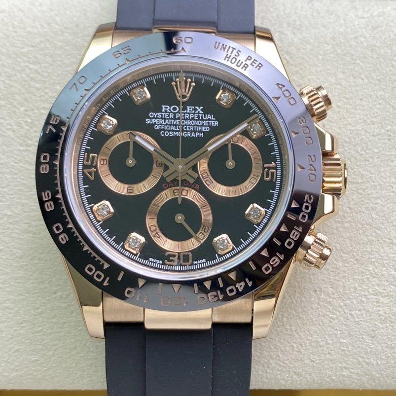 Rolex Watch DAYTONA ROSE GOLD 40MM CERAMIC DIAMOND NUMERALS Watch