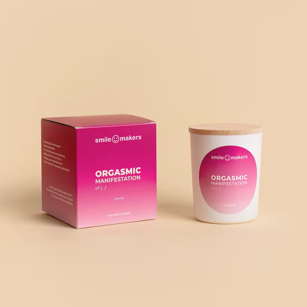 Smile Makers  Orgasmic Manifestation Scented Candle - Sweaty