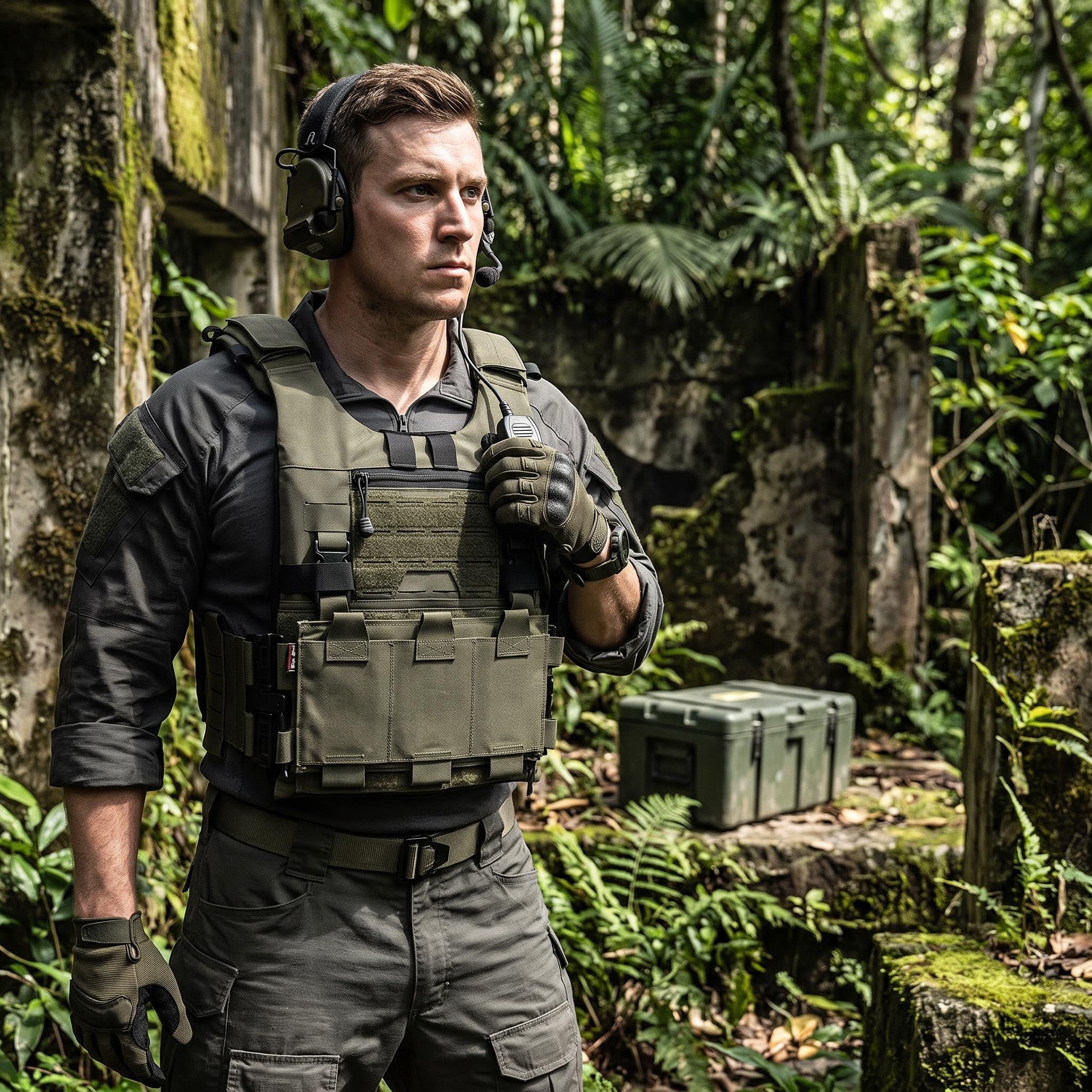 USKDTAC GTPC Plate Carrier Modular Quick Release Tactical MOLLE Vest