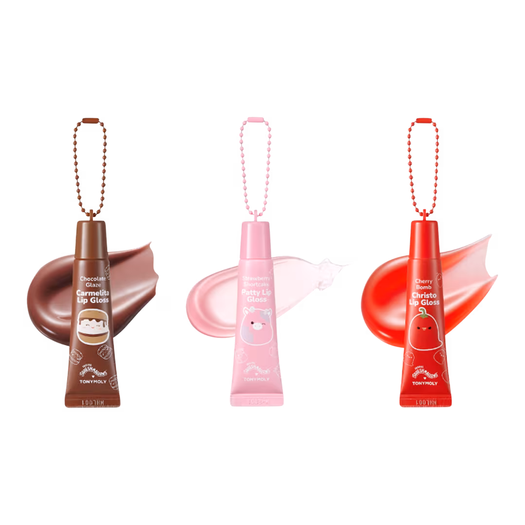 TONYMOLY  Squishmallows Flavor-ite Friends Lip Gloss Trio