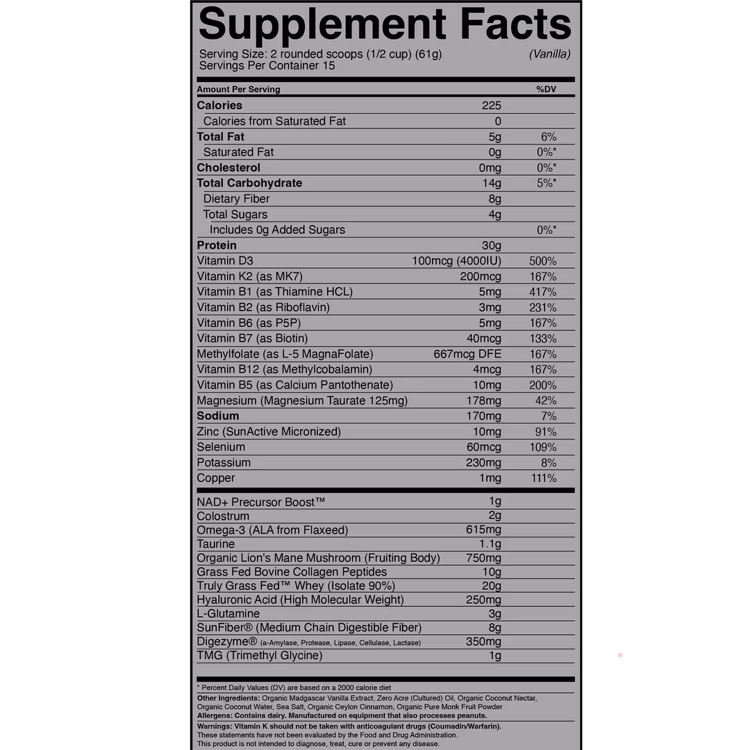 MOMENTUM  Longevity Shake Vanilla