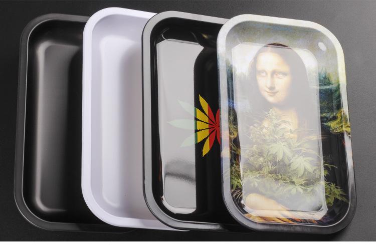Mona Lisa Tobacco Hand Roll Ash Rolling Tray