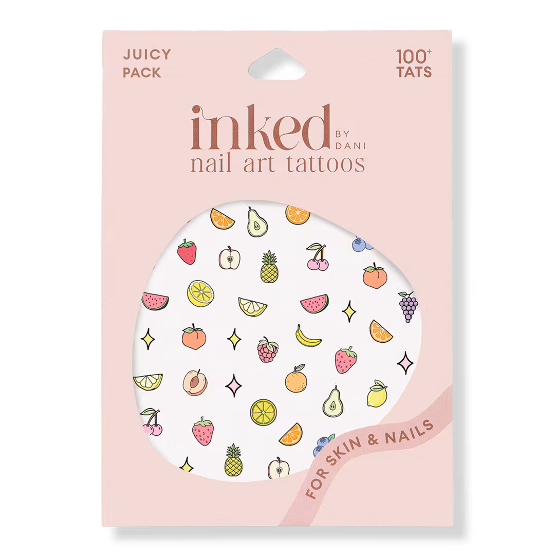 Inked by Dani  Juicy Nail Art Temporary Tattoo Pack
