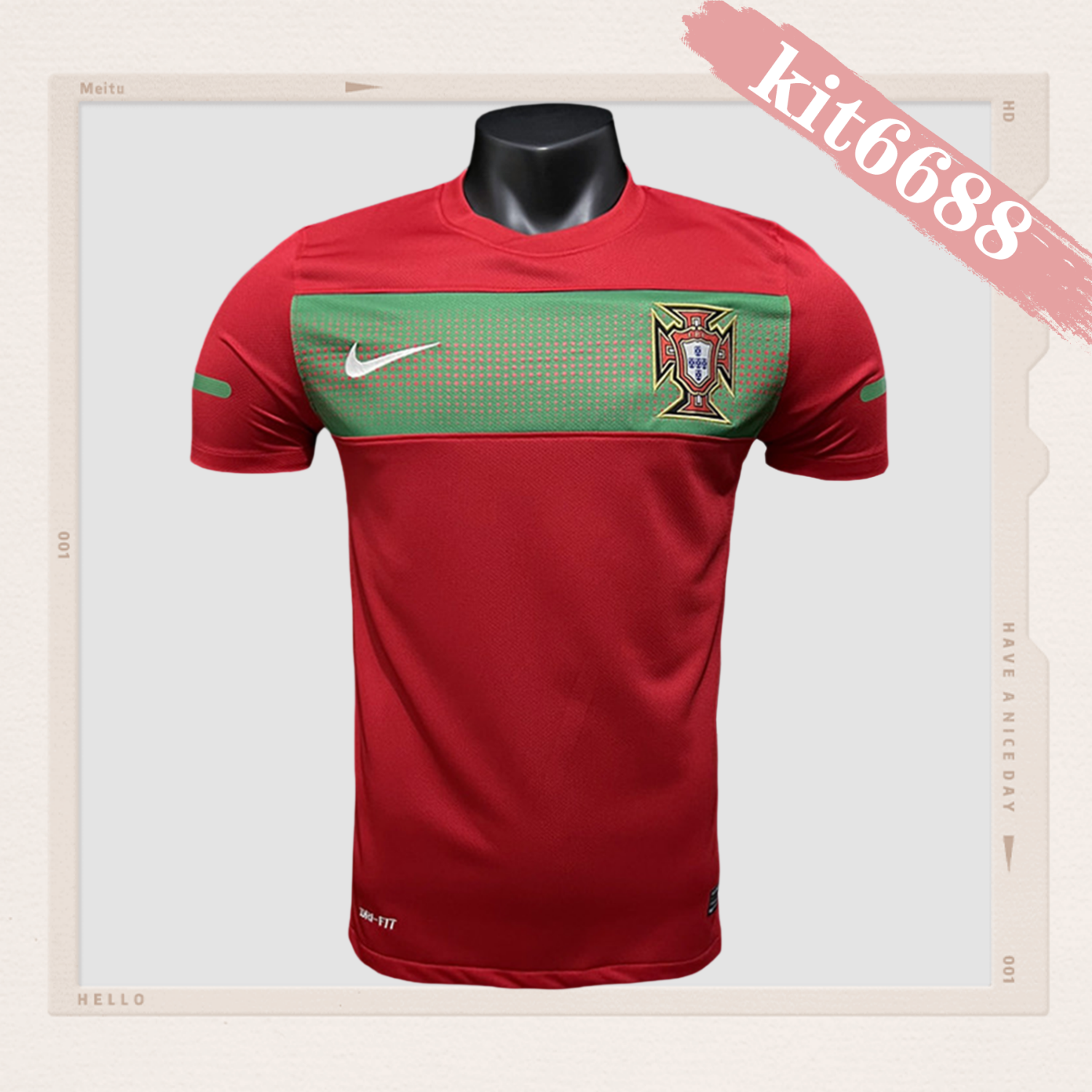 2012 Portugal Home Football Shirt （Player Edition）