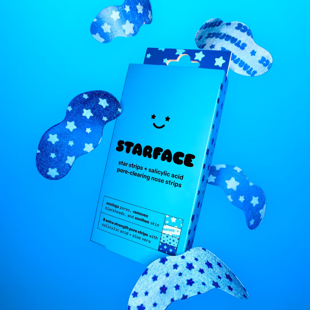 STARFACE  Star Strips + Salicylic Acid Pore-Clearing Nose Strips