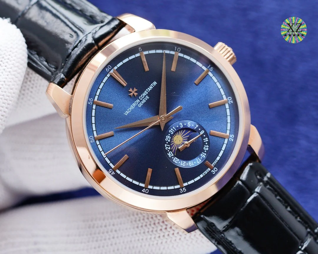 Patek Watch  CALATRAVA 40MM ROSE GOLD CASE MOONPHASE