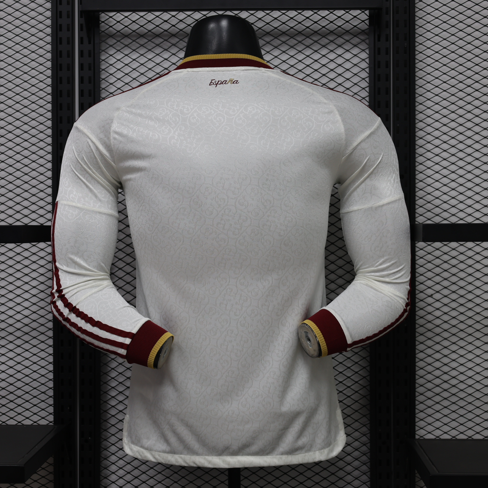 Spain Away Long Sleeves Jersey Player Version World Cup 2026 (Two stars)