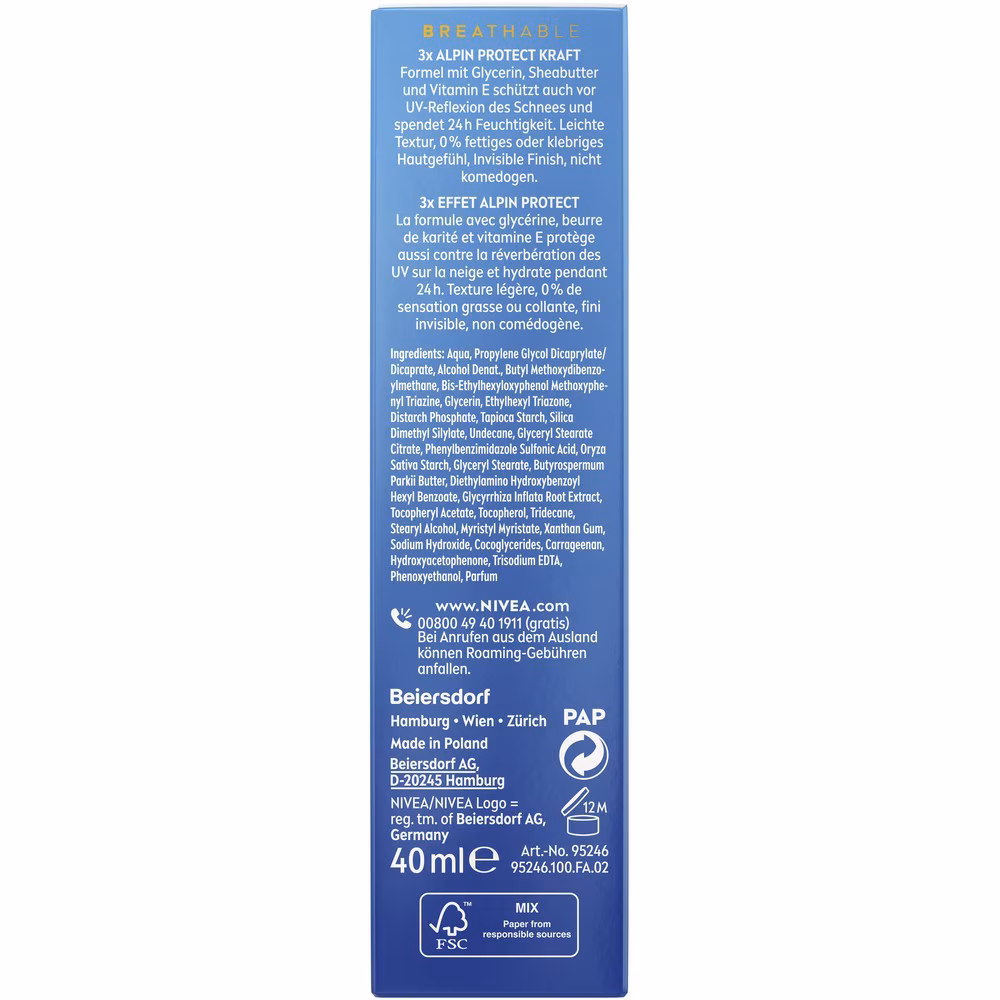 Breathable UV Alpin SPF 50+