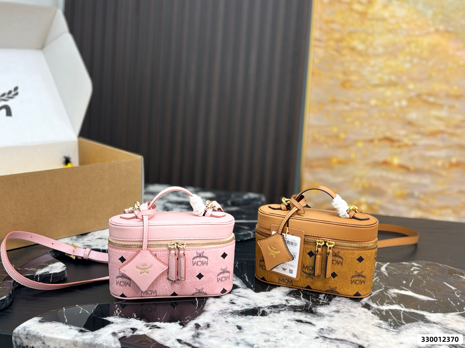 MCM Mini Aren Vanity Case Bag