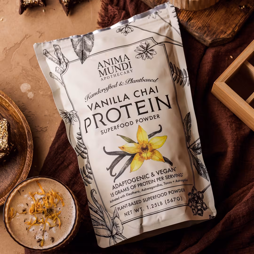 Anima Mundi  Vanilla Chai Protein Adaptogenic Superfood Powder