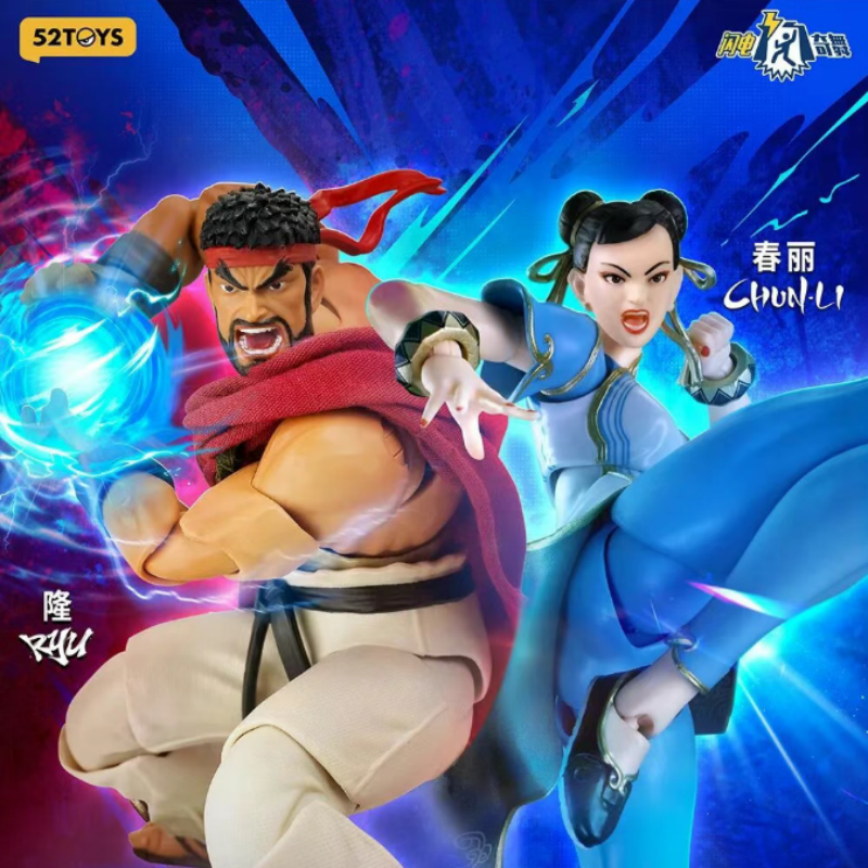 52TOYS 1/12 Street Fighter 6 Ryu & Chun-Li - JOYTOY WORLD
