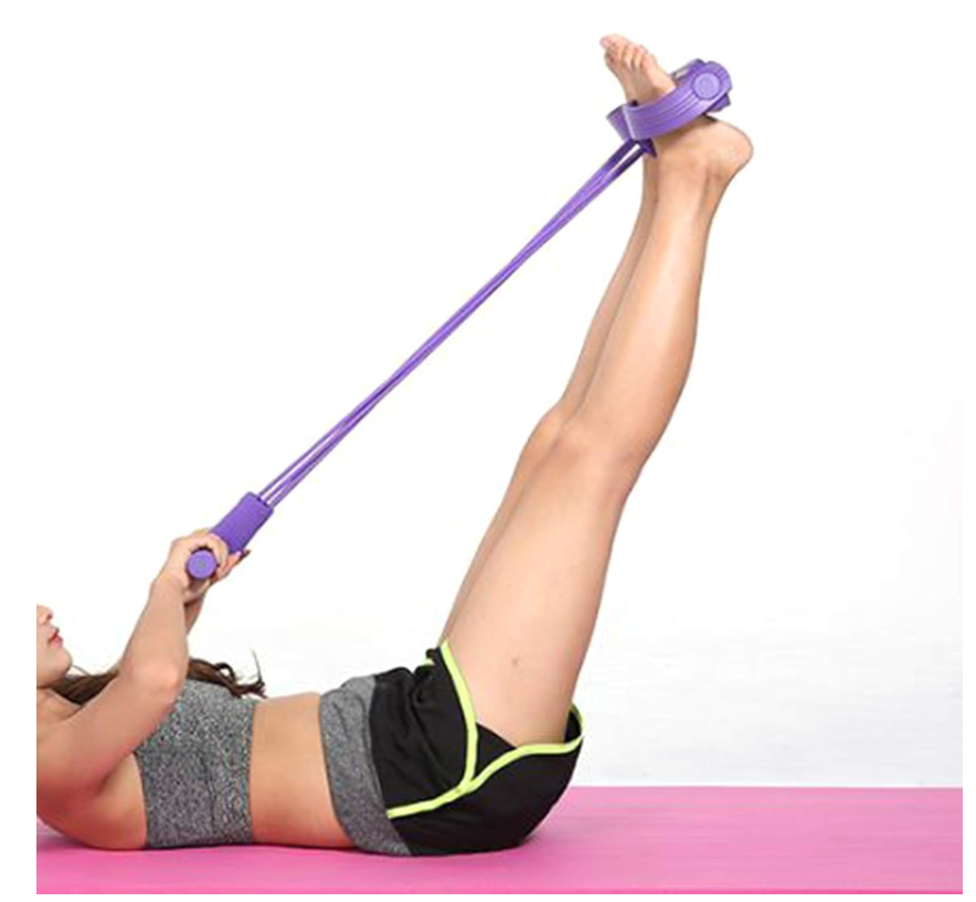Customized Muscles Exercise Elastic Yoga Exerciser Sit-up Foot Pedal