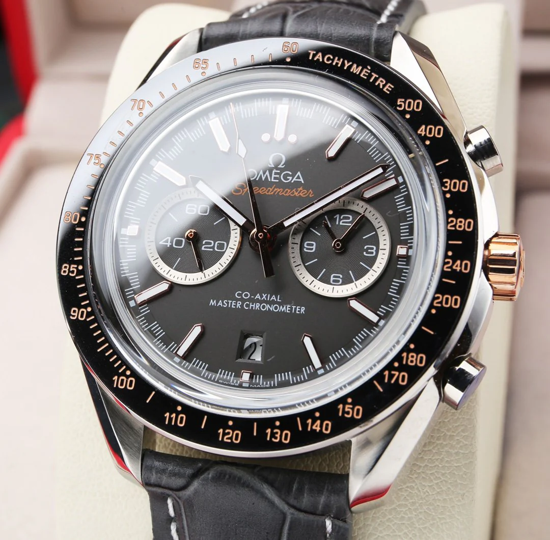 Omega Watch SPEEDMASTER CHRONO 42MM LEATHER