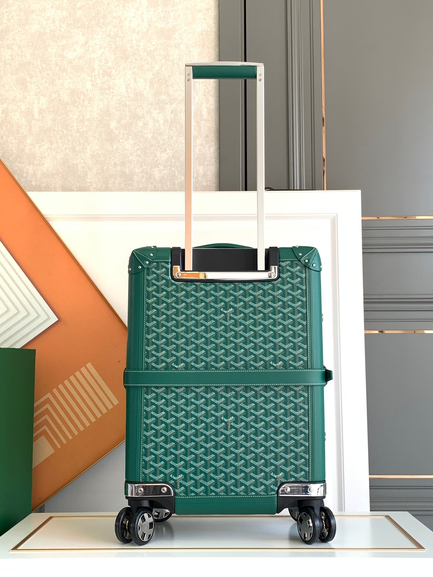 Goyard classic print trolley case