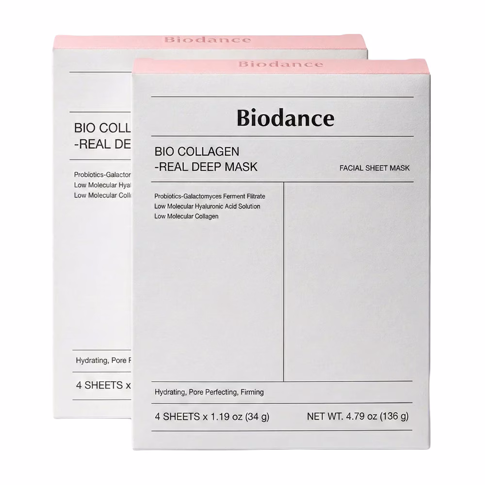 Bio Collagen-Real Deep Mask 4er Pack X2