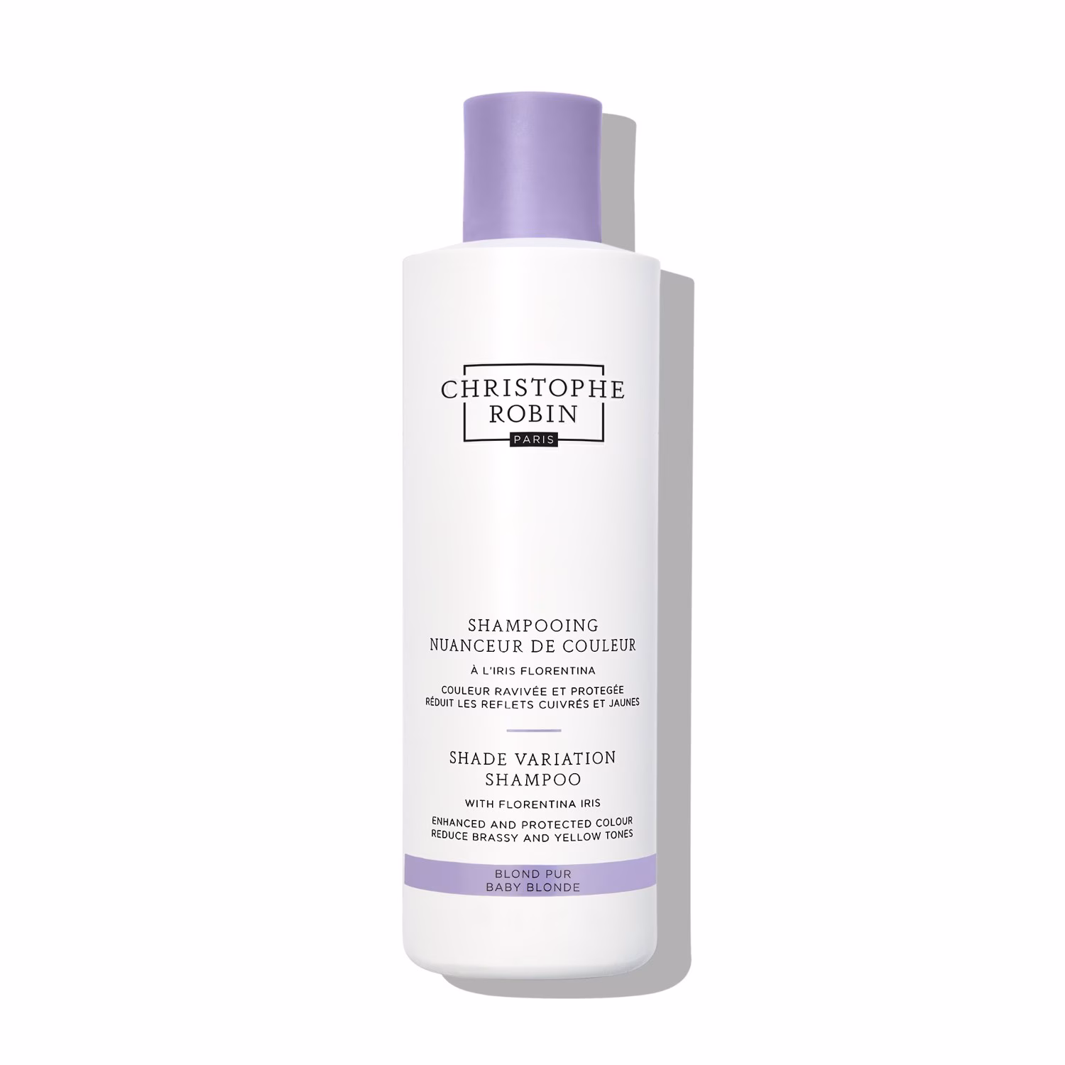 Farbtonkorrigierendes Shampoo mit Iris Florentina