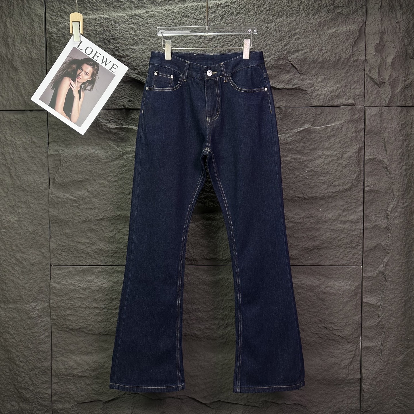 Gucci dark flare denim jeans