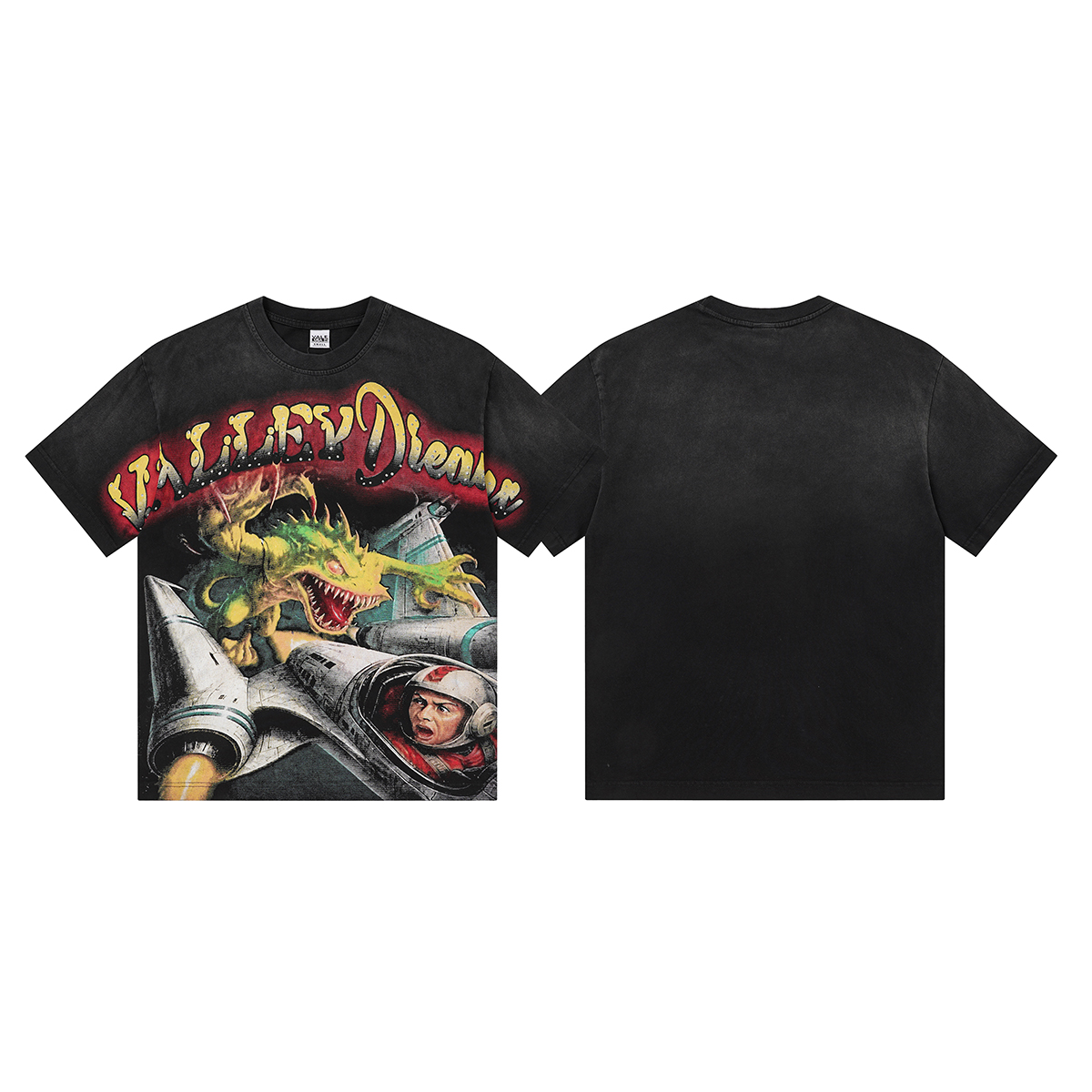 New Vale forever washed black tshirt