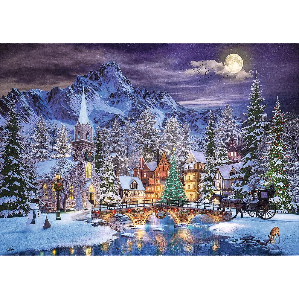 Puzzle Świąteczne 1000 El. Xmas Świąteczna Atmosfera
