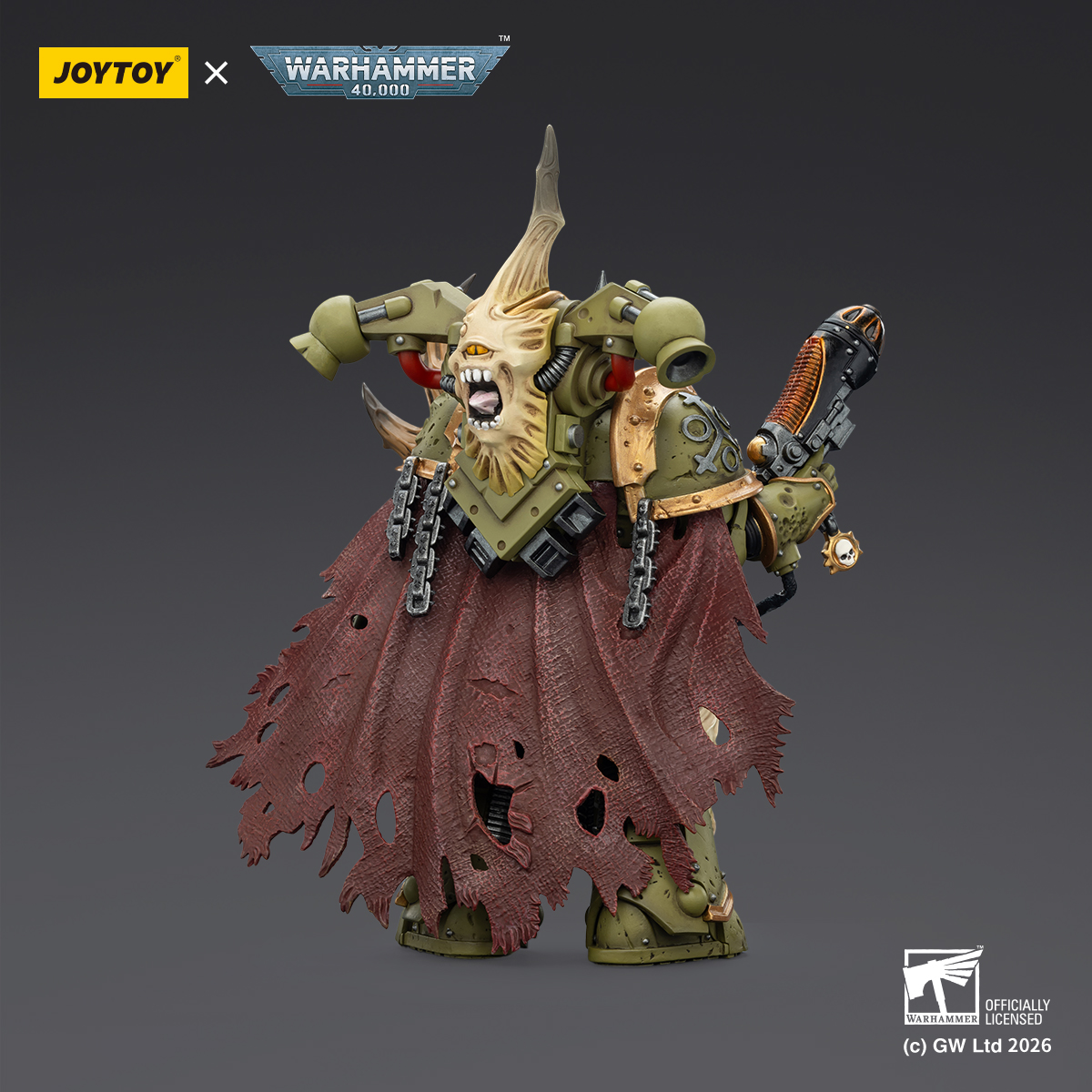 JOYTOY Warhammer 40k 1: 18 Death Guard Plague Marines - JOYTOY WORLD