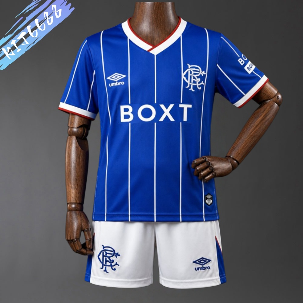 2026/2027 Glasgow Rangers home Football shirt (Adult Kids Kit socks）