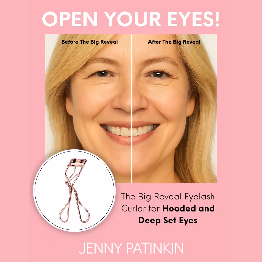 Jenny Patinkin  The Big Reveal Eyelash Curler | For Hooded & Deep-Set Eyes