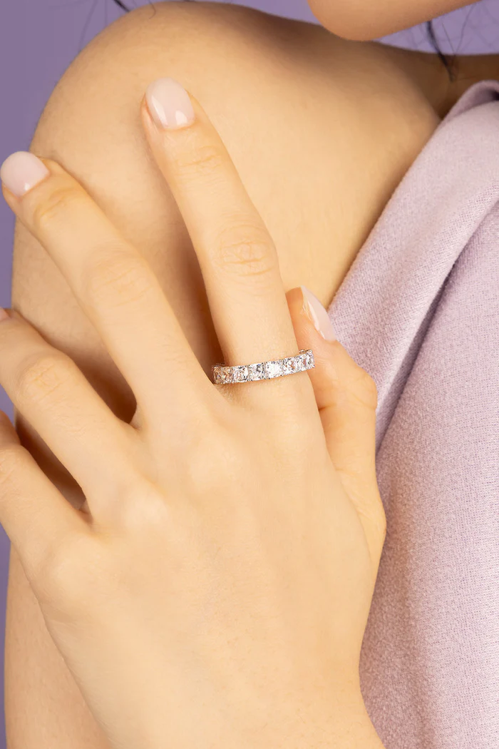 Anello in pavé