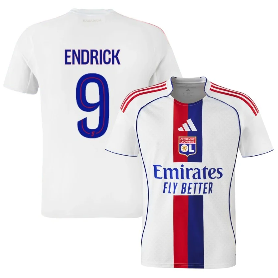 Lyon OL Endrick Home Jersey Men 2025 2026