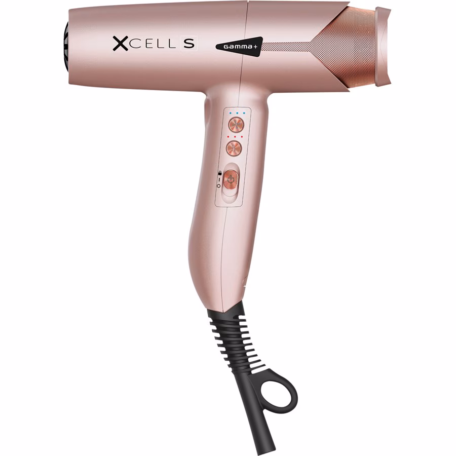 XCELL S Matt Gold Rose - Ultraleicht mit digitalem Motor und Ionentechnologie