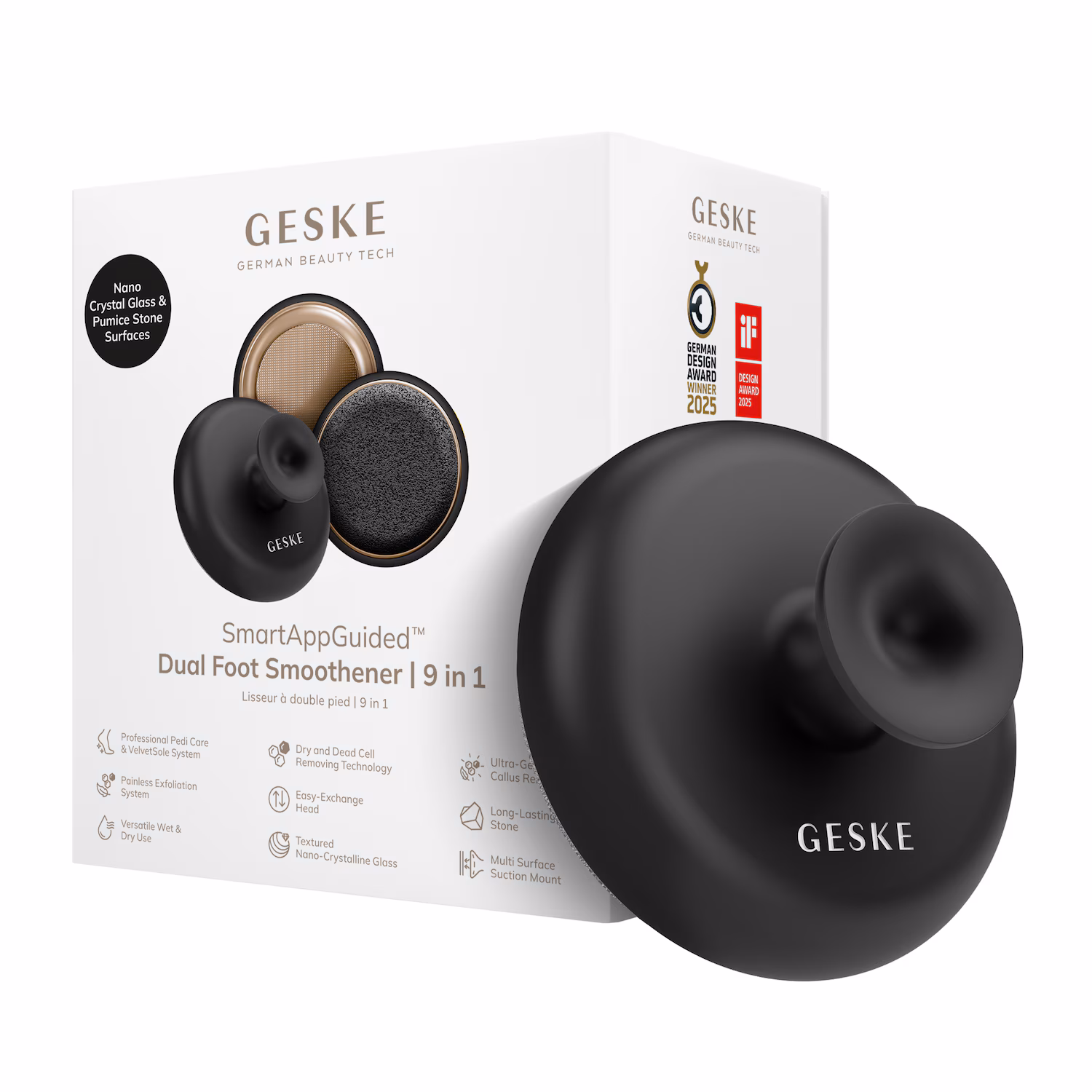 GESKE Dual Foot Smoothener | 9 in 1