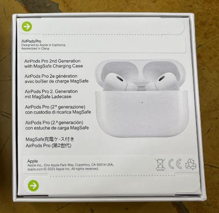 Apple AirPods Pro 2 ANC 1:1 High Quality Replica Wireless Earbuds, Active Noise Cancelling, Valid Serial Number