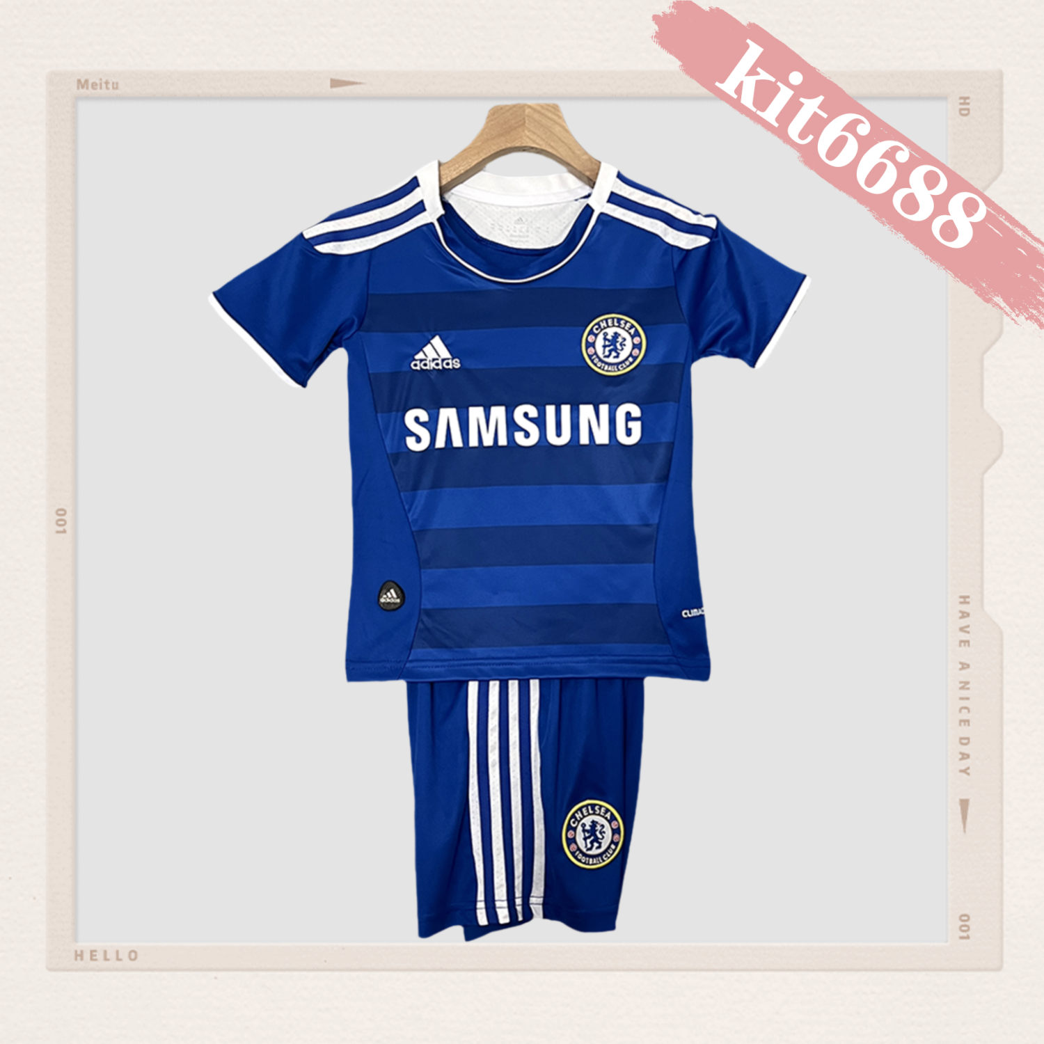 2012 Chelsea Retro Home Football Shirt (Kids Kit)