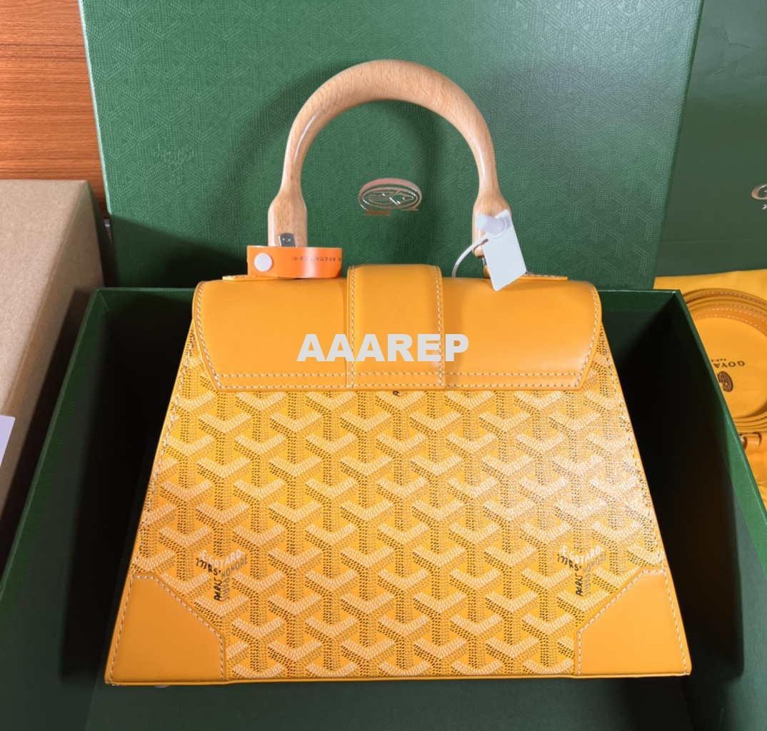 Replica Goyard Sac Saigon Pm Bag BPMLTY07CL07P Yellow