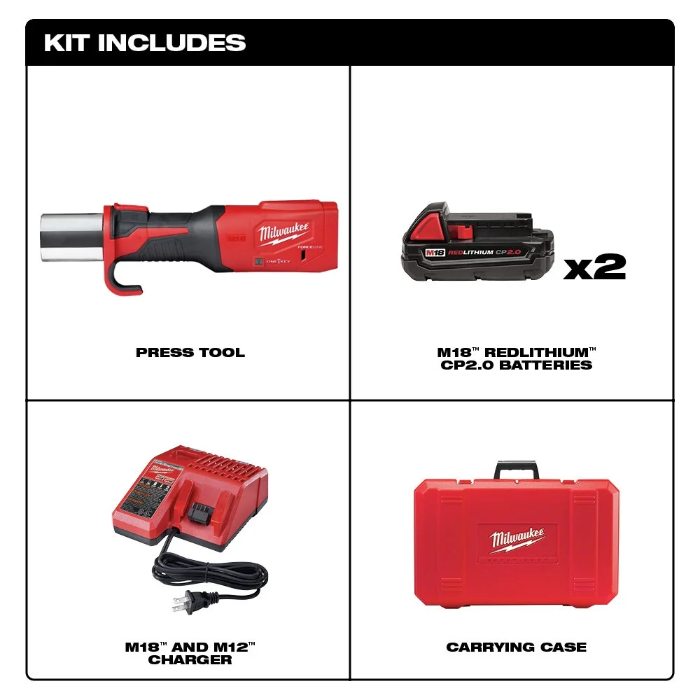 Milwaukee Tool M18 FORCE LOGIC Press Tool w/ ONE-KEY