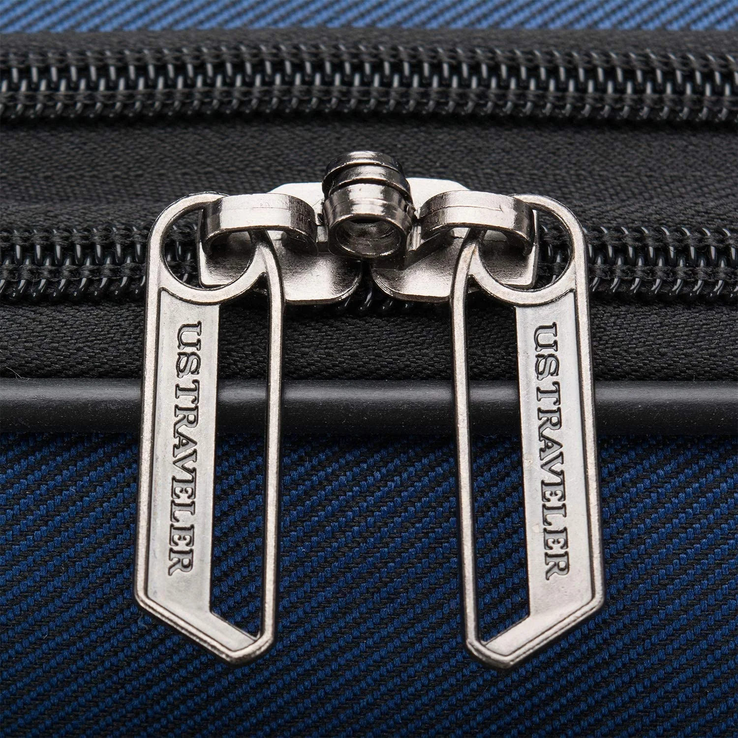 U.S. Traveler Aviron Bay Expandable Softside Luggage with Spinner Wheels, Navy, 31" Checked Large