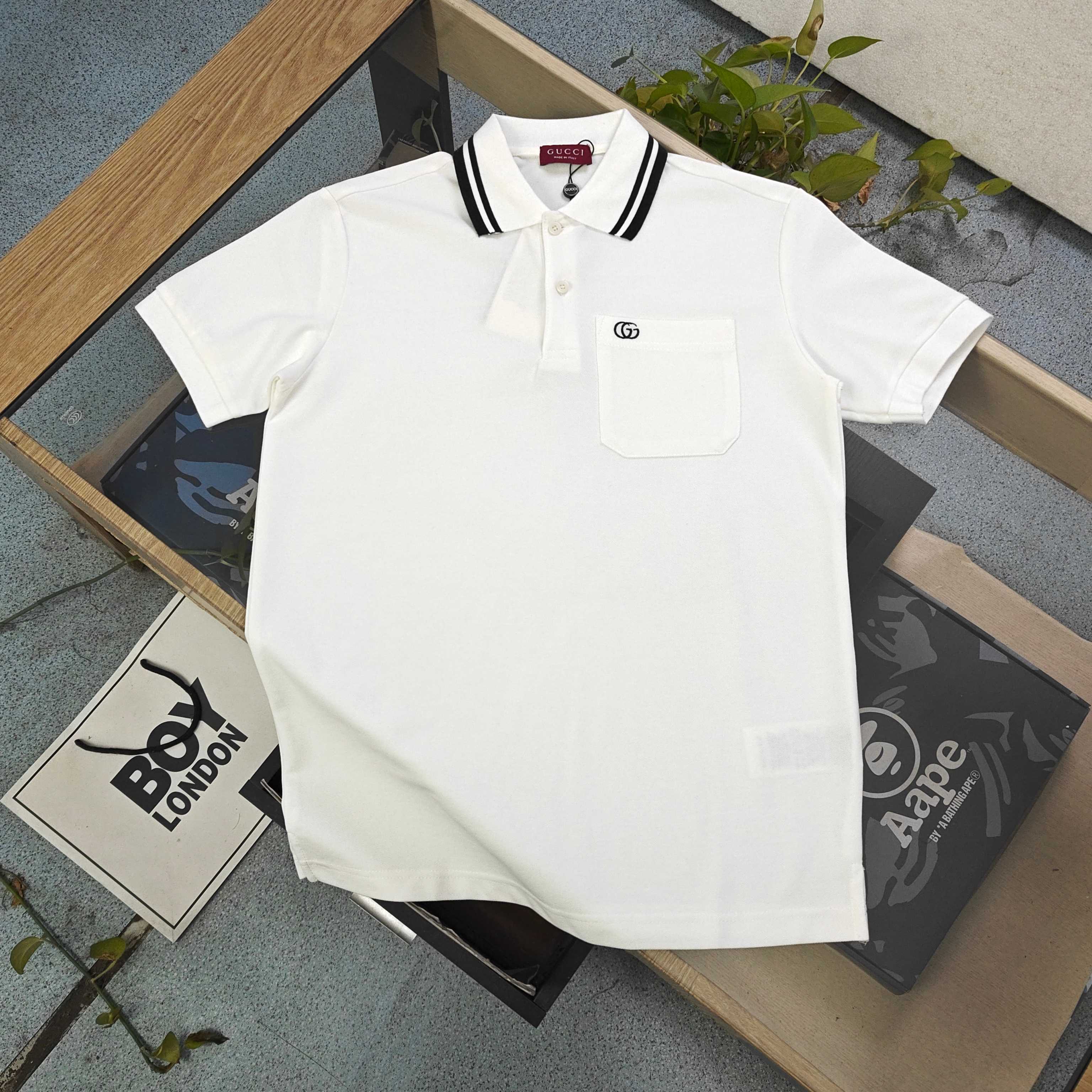 Gucci Double G Pocket Polo Shirt