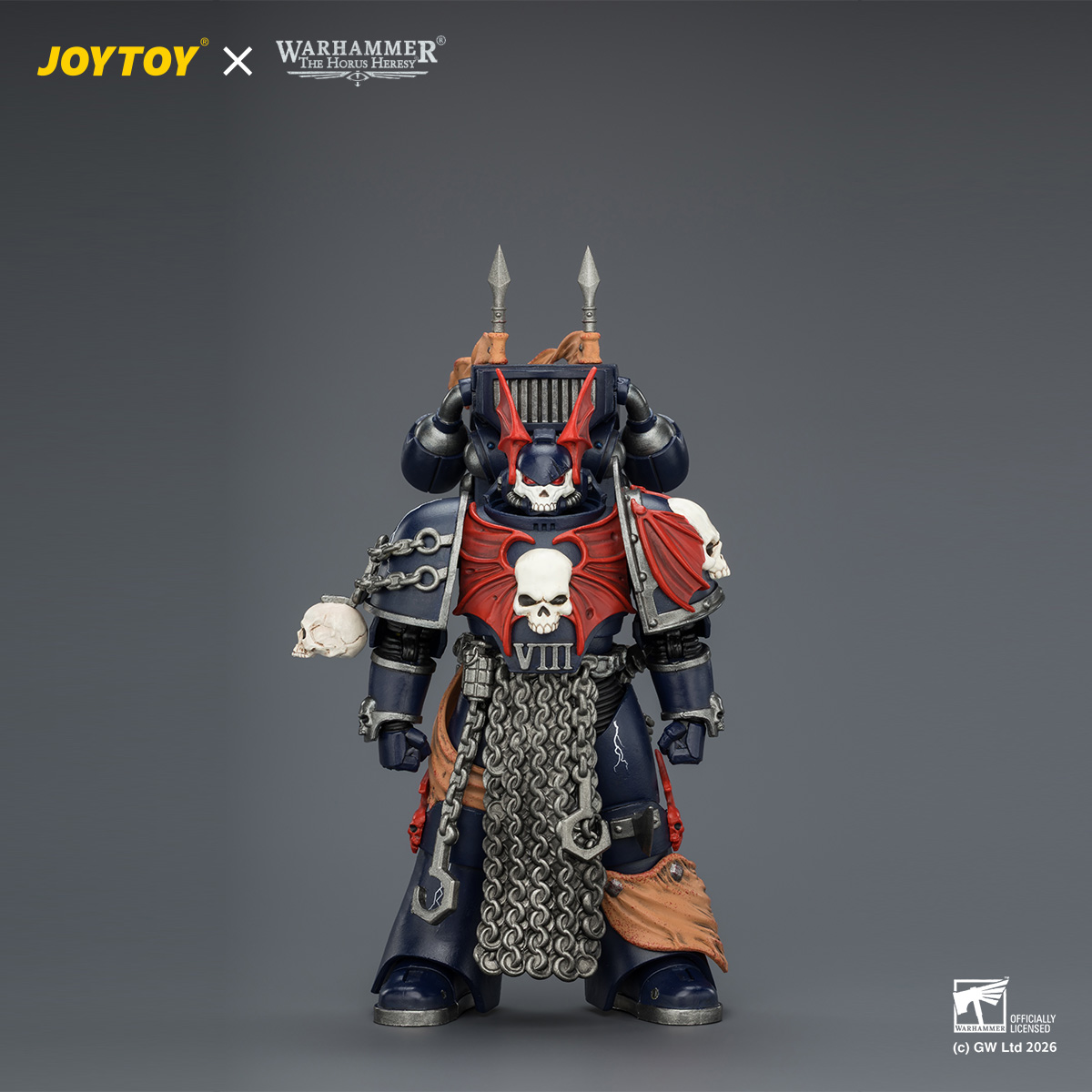 JOYTOY JT04377 Warhammer The Horus Heresy 1:18 Night Lords Legion Praetor with Jump pack - JOYTOY WORLD