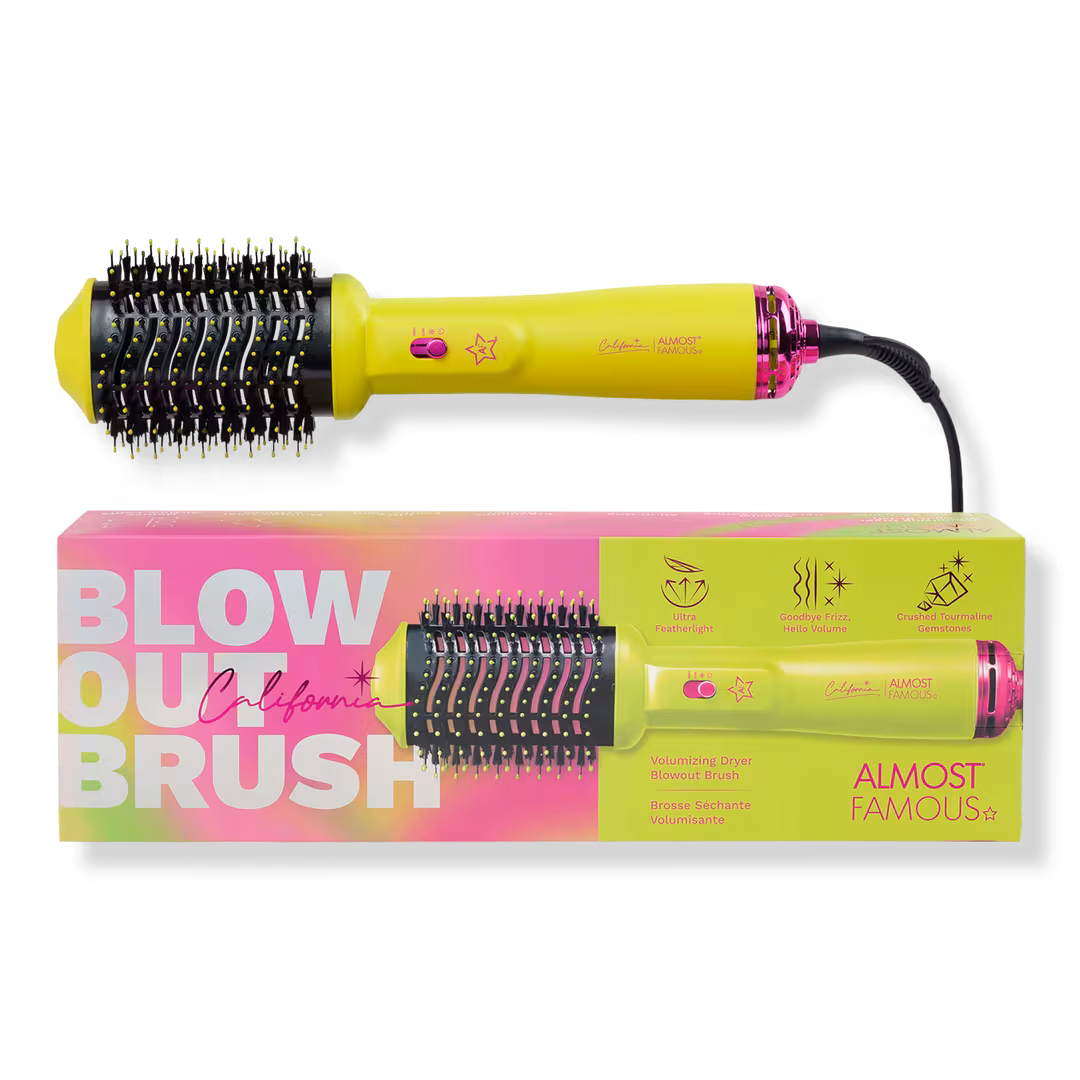 Almost Famous  California 3-in-1 Tourmaline Ceramic Blowout Brush & Styler