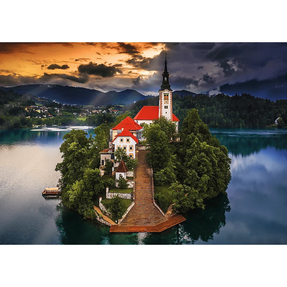 Puzzle Premium Plus Quality 1000 El. Photo Odyssey: Jezioro Bled, Słowenia