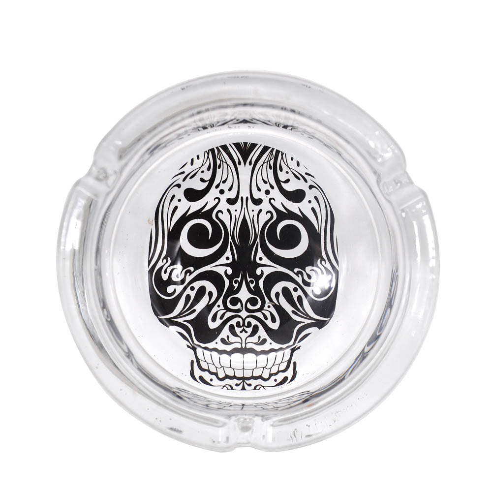 Glass Cigarette Ashtray (Random Pattern)