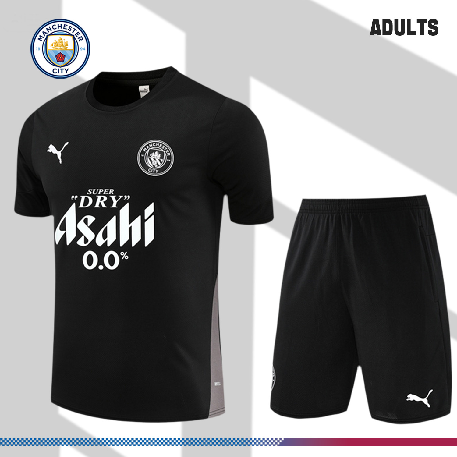 2025/2026 Manchester City Adult Half Zip Training Suit (Adult Kit)