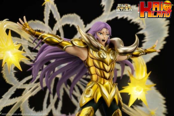 Saint Seiya Jimei Palace Aries Mu Licensed Resin Statue