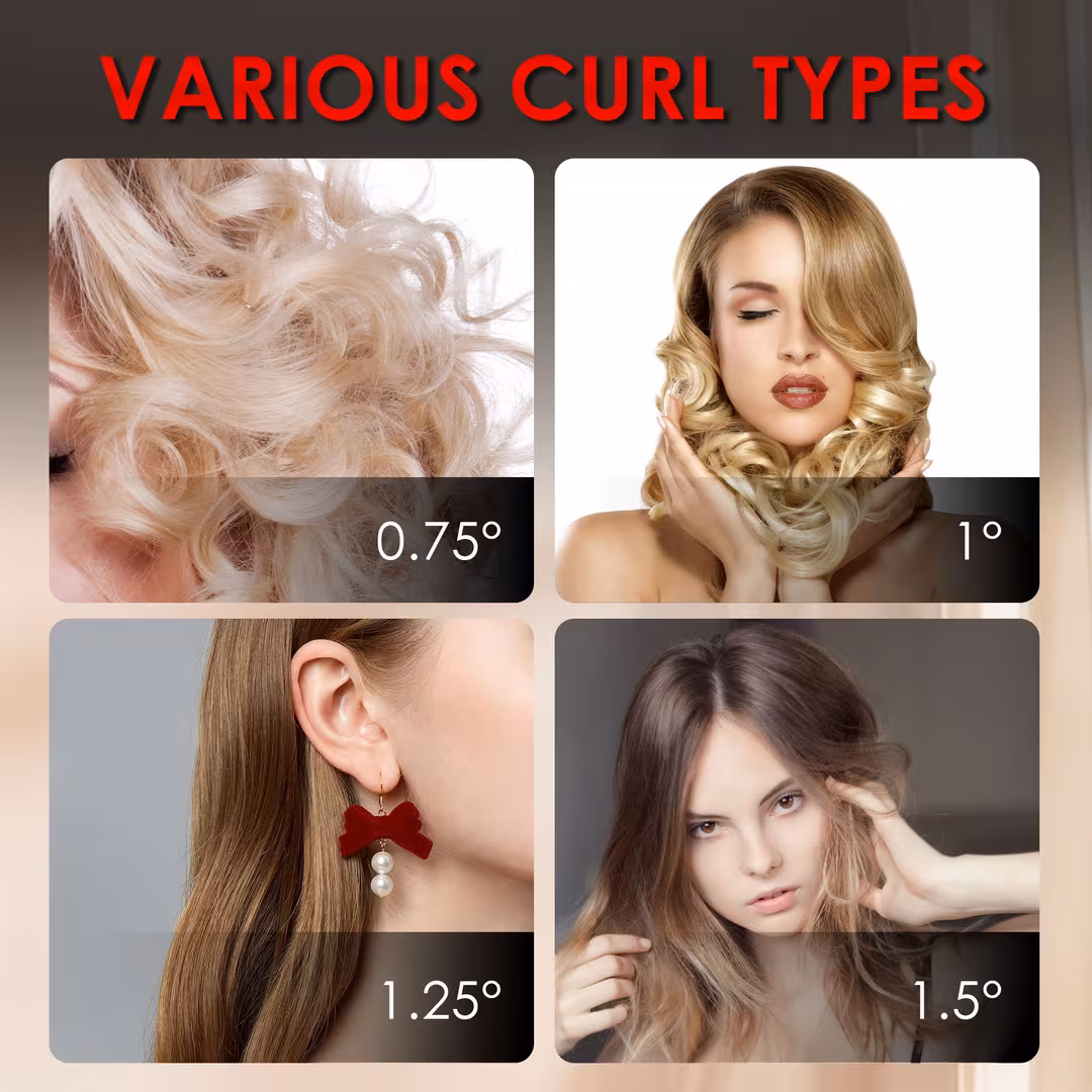 NICEBAY  1 Inch Ionic Curling Iron